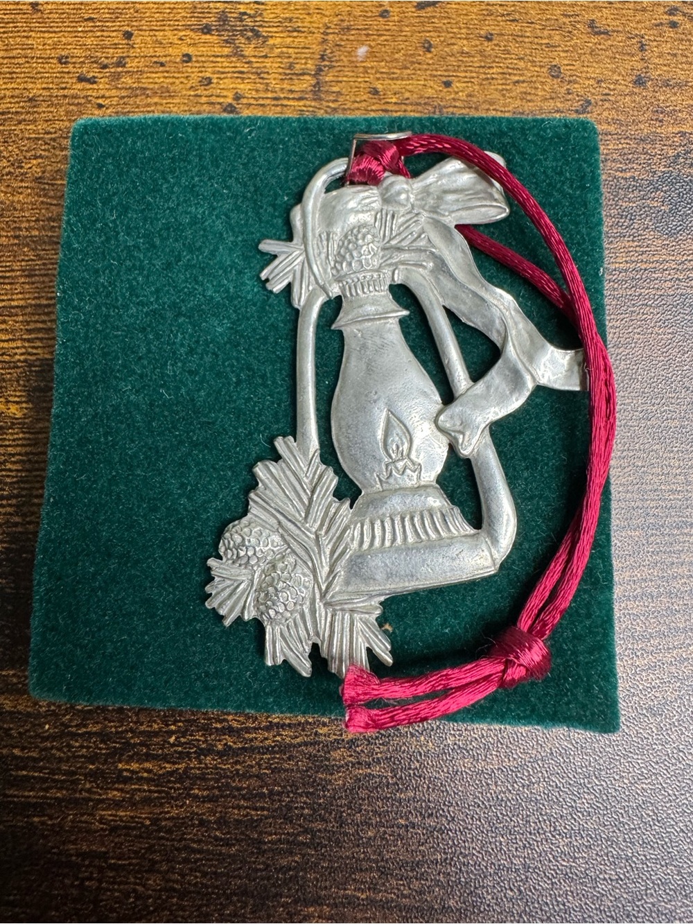 Seagull Pewter Lantern Holiday Ornament - 1993